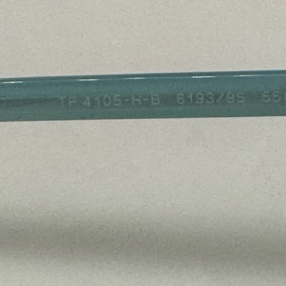 Tiffany & Co Black Turquoise Cat-eye Eyeglasses with Case - Picture 10 of 12